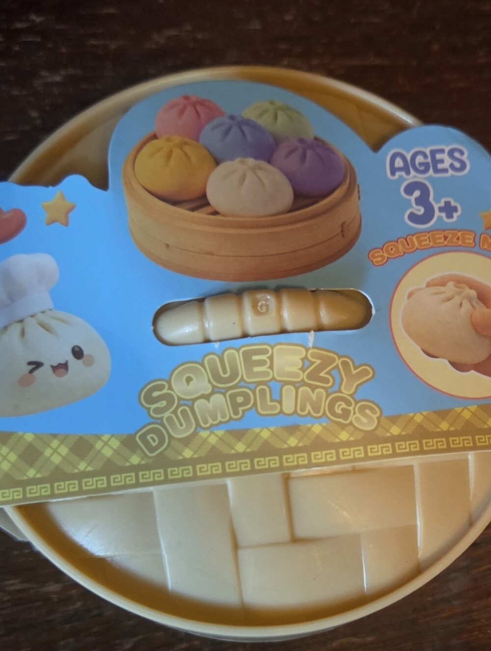 Squeezy Dumplings Plush Toy - Cream - Picture 1 of 1